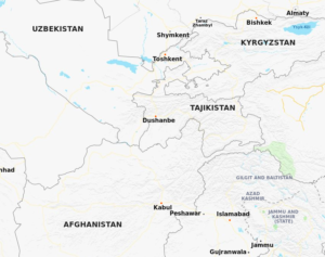 Location of Mission - Tajikistan